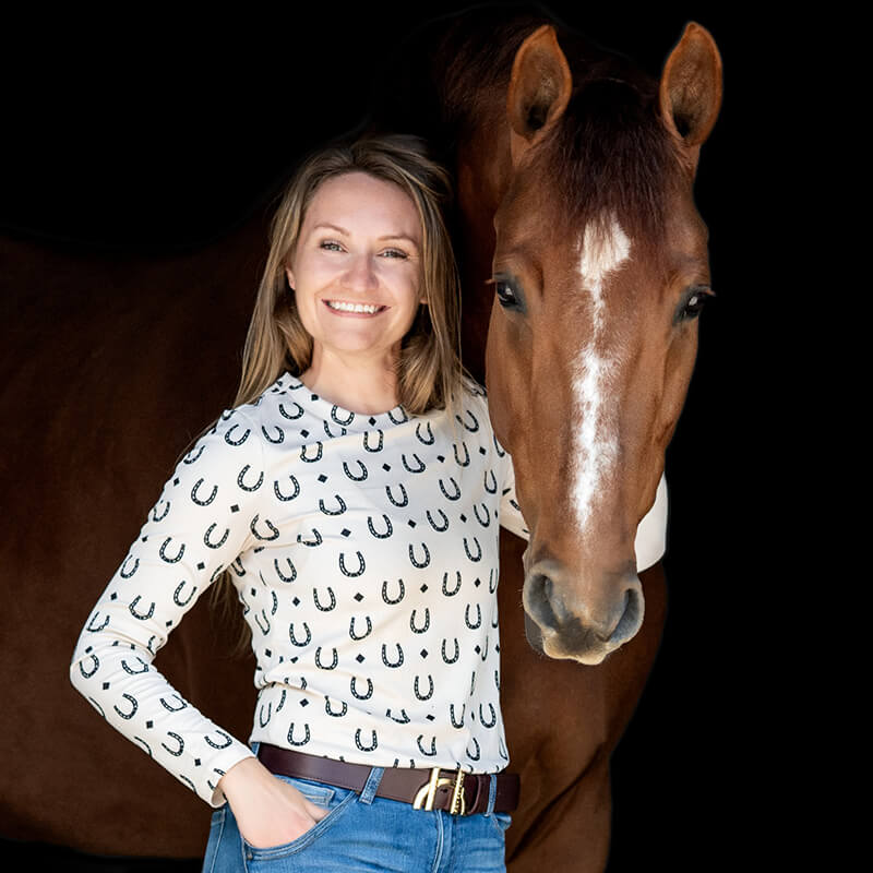 Alexis Clancy photo with horse